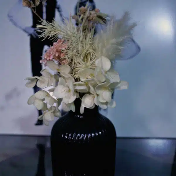 Moody - Chat Noir Handmade Eco-friendly Resincrete Vase coated in natural beeswax, inspired by Manchester