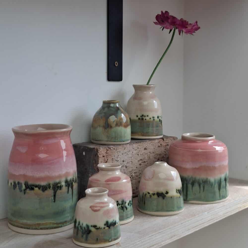 Pink and Green Collection, claybycoleby