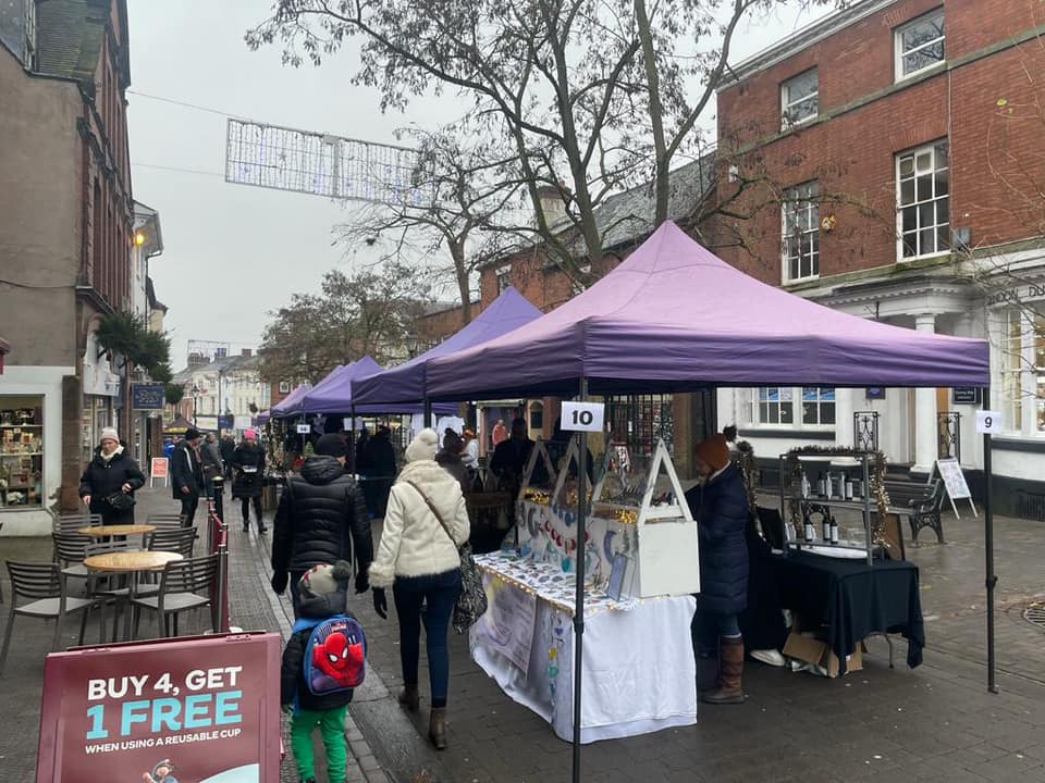 Street market photo of Stone Christmas Market