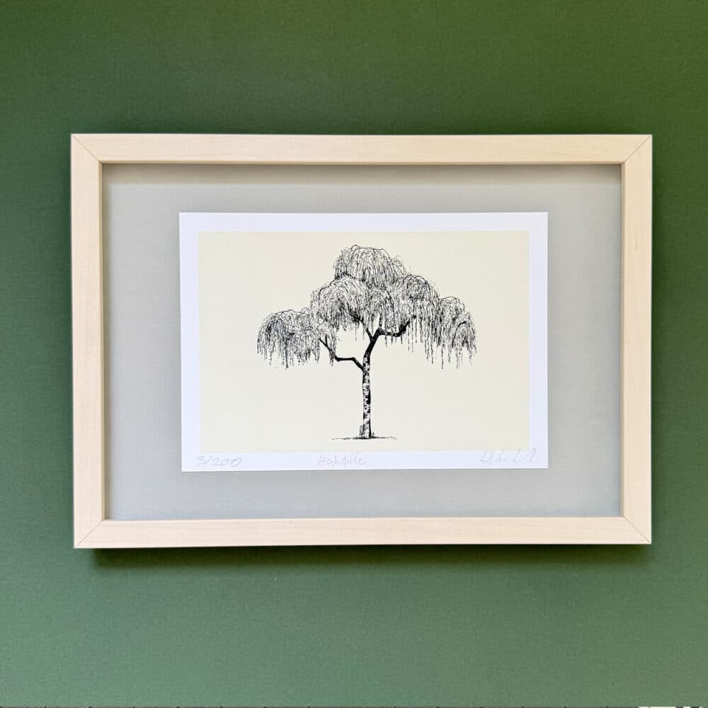 Giclee print by Warren Drawing Trees