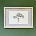 Giclee print by Warren Drawing Trees